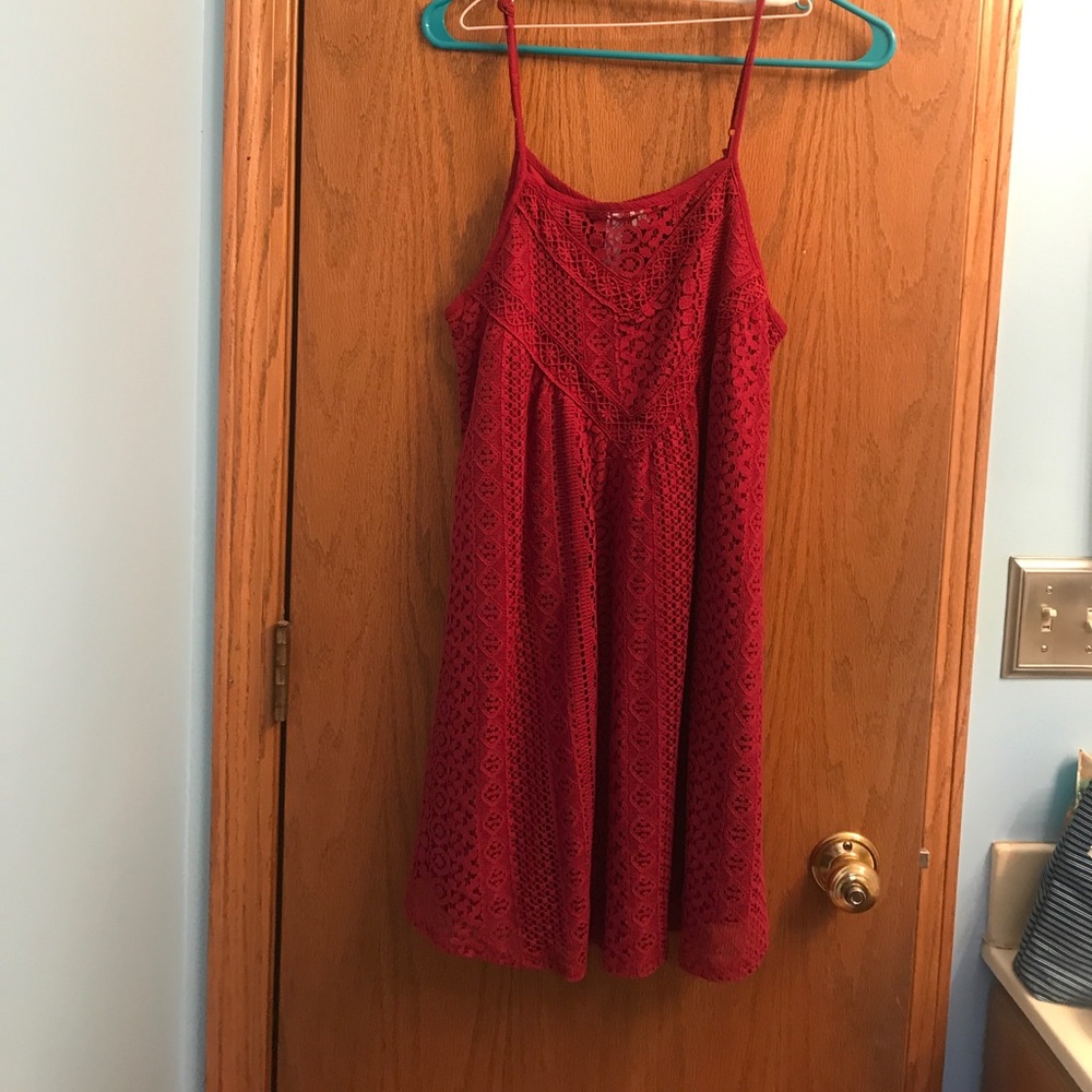 Red dress